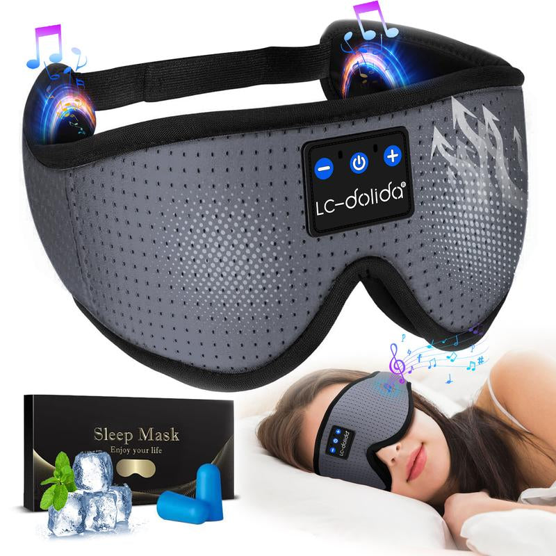 Sleepmask Eye Mask Silk Breathable Wireless Bluetootheyewear Eyeshade Selfcare Ultra-Thin Stereo Mother'S Day Gift Christmas Gifts