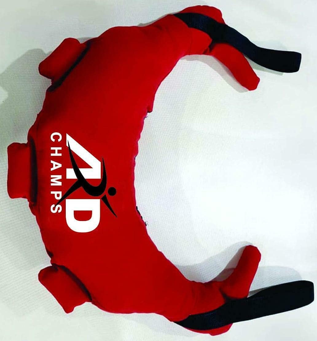 Ard-Champs Fitness Gym Training Workout Sand Bag Bulgarian Canvas 5-28 KG RED