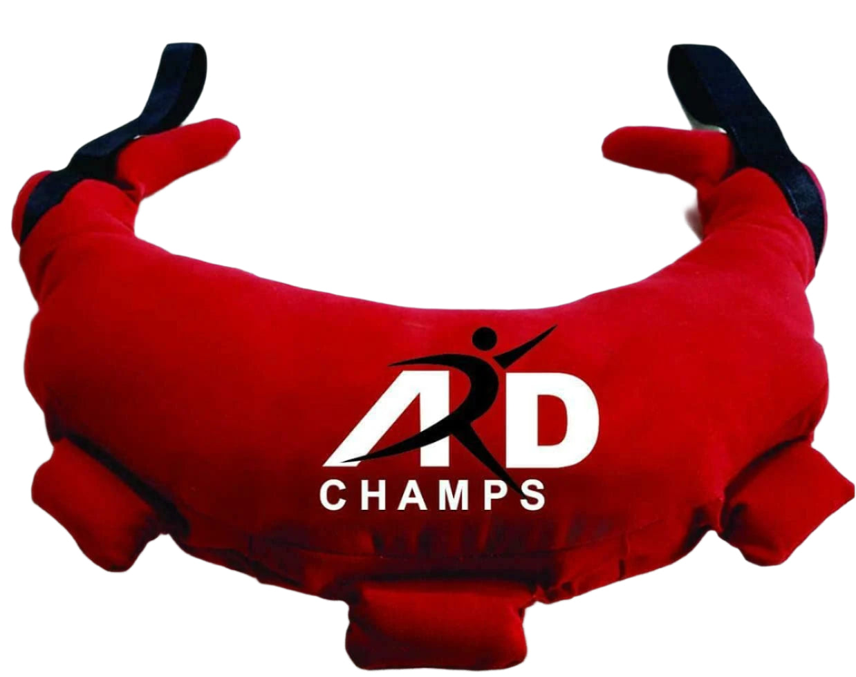 Ard-Champs Fitness Gym Training Workout Sand Bag Bulgarian Canvas 5-28 KG RED